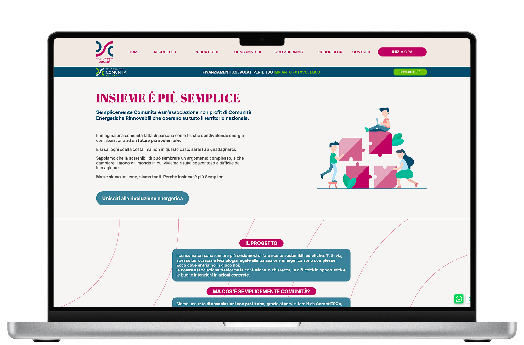 Semplicemente Comunità Website