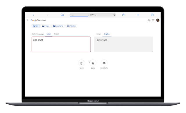 Google Translate Clone
